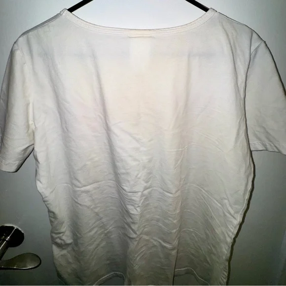 Vintage White Tee with Vibrant Tarot Sun ☀️ Eye 👁️ Graphic - Picture 7 of 8